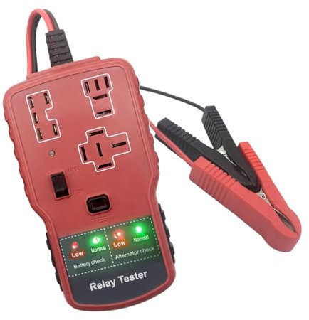 Automobil -Relais -Testgeräte - Bewertungsmaschine für Motorleiste, Batteriespannungsleser, Fahrzeugsystemdiagnosekit, Elektro -Schaltungssonde Automotive, Mobilfunk -Relais -Funktionscan für Reparatu