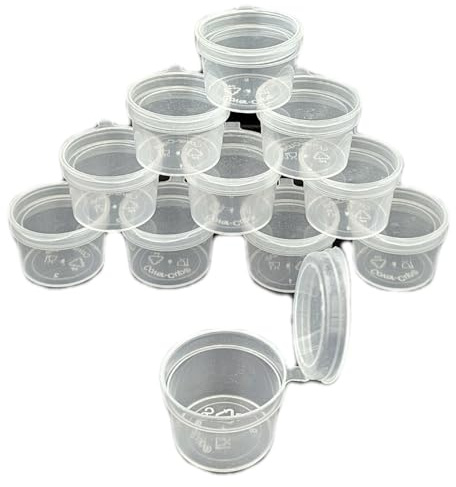 Rekosan Testbecher, Portionsbecher 10 ml mit Deckel (100 Stück)