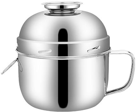 Fiambrera Infantil, Lonchera, Fiambrera Escolar, Tazón De Sopa De Fideos De Doble Capa De Acero Inoxidable, con Tapa Y Asa, Adecuado para La Escuela, El Trabajo, Los Picnics Y Los Viajes (1500 Ml)