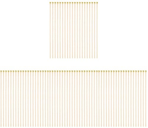 LIOOBO 4 Set Bandiera A Mano in Bambù Asta Portabandiera Portatile Sostituzione Del Pennone Asta Della Bandiera Per Le Feste Aste Per Bandiere in Bambù Plastica 25 Pezzi*4