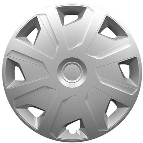 Radkappen Radzierblenden kompatibel mit VW Crafter Mistral Van 16 Zoll Silber 4 Stück