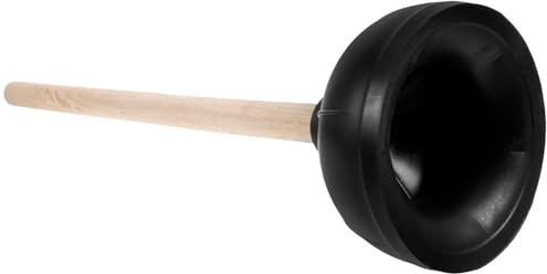 FIXOSHEE Sturalavandini con Ventosa in Gomma Naturale Doppio con Manico in Legno Antiscivolo Stura WC e Scarichi per Bagno Pompa Unblocker Efficiente e Resistente per Casa e Ufficio