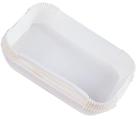 Doublure 50 Papier Sulfurisé Jetable en Pièces pour Friteuse à Air | Papier Blanc, Imperméable et Antiadhésif, pour Cuisson Vapeur et Micro-ondes, Usage Friture et Grillage