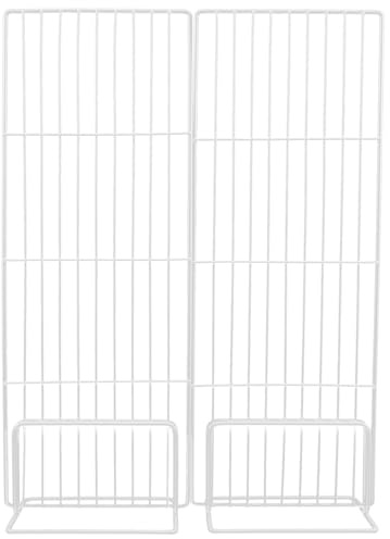 HOMSFOU Separador Metálico de Estantes para Congelador Horizontal Certificación Resistente Divisor de Malla de Hierro para Refrigerador Uso Doméstico 1 Unidad Ajustable 32-34 Cm Invierno
