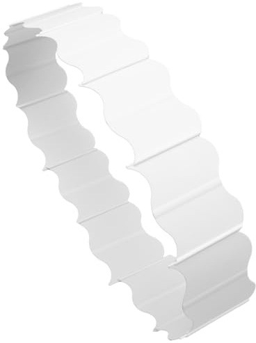 Happyyami Mini Recinzione Esterno in Plastica Pp Set Da 20 Pezzi, Recinzione Decorativa Fai Da Te Per Aree Esterne, Cortili e Paesaggi, Bianca Resistente e Modulare Per Ornamenti Esterni