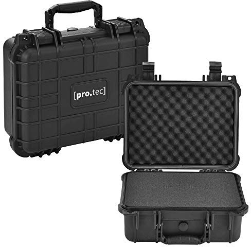 pro.tec Schutzkoffer 35 x 29,5 x 15 cm Waffenkoffer Universalkoffer Transportkoffer Fotokoffer Kamerakoffer IP55