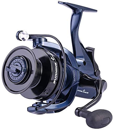 Sougayilang Angelrolle, 13 + 1 Edelstahl BB, Kohlefaser, Spinnfangrolle für Wels, Zander, gestreifte Barsche, mit Einer Ersatzspule