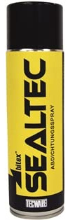 SEALTEC 460085A – Tätningsspray – klar att användas, vattentät skyddstätning baserad på hartser, elastomerer, lösningsmedel och speciella tillsatser i sprayburk.