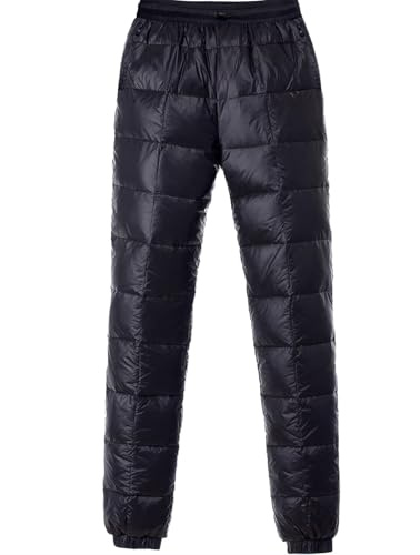 Hotian ultralätt, varma vinterjoggingbyxor, vindtäta, wateavvisande, svart, XL