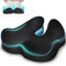 POOTACK Cuscino Sedia Ufficio, Cuscino Seduta per Coccige, Cuscino Ergonomico Sedia Ufficio, Cuscino Memory Foam Sedia Extra Grande, Cuscino Antidecubito per Auto e Rotelle