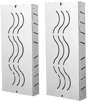 Barattolo per affumicature per barbecue, scatola per affumicatura robusta, scatola per affumicatura in acciaio inox, scatole per affumicature con coperchio a cerniera, scatola per affumicatura