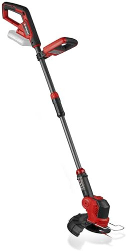 Tagliabordi a batteria GE-CT 18/25 Li-Solo Power X-Change di Einhell (18 V, larghezza di taglio 25 cm, testa del motore rotante e inclinabile, incluse 20 lame in plastica, senza batteria)