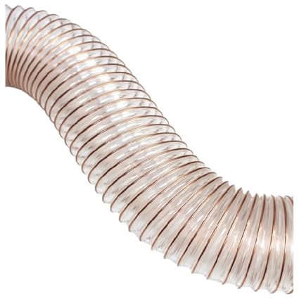 Generisch Flexibler PU-Staubsaugerschlauch, 0,63 mm dick, Staubsammelzubehör, Flexibler Schlauch for Zuhause und Werkstatt(900cmx25mm)