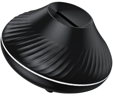 Toyvian Difusor De Aroma Humidificador Efecto Llama Simulada, 1 Unidad, Color Negro, Tecnología De Doble Nivel De Brillo, para Dormitorio y Oficina, Difusor De Aceites Esenciales para Aromaterapia