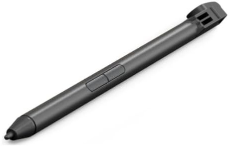 Lenovo Integrated Active Touch Stylus Pen for 300e Windows 2nd Gen | Wireless, 4096 Pressure Levels, Rapid Charge, 130min Use, Compatible with Lenovo Tablets - Grey - 01FR721