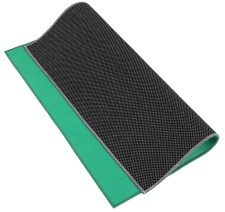 Tapete Antideslizante para Mahjong Engrosado de Tela, Verde | Reductor de Ruido, Formato Cuadrado 80x80cm, Tapete Juegos de Mesa para Póker y Dominó