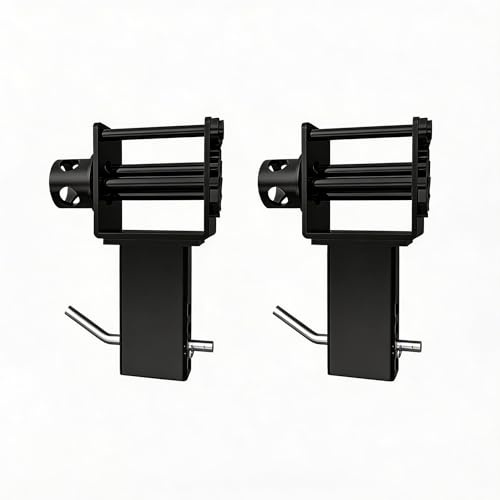 GarveeTech Cabrestante de bolsillo para remolque, 2450 kg, para remolques y camiones, cabrestante de lona para remolques planos, cabrestante resistente con 4 agujeros, accesorios de seguridad de carga