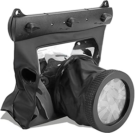 Diyeeni Boîtier étanche pour Appareil Photo Reflex numérique, boîtier de boîtier de caméra sous-Marine, Housse de Pluie étanche à la poussière Sac pour appareils Photo Reflex numériques(Noir)