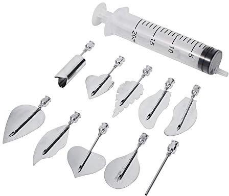 Nikou 3D Pudding Kuchen Dekorieren, Gelatine Art Nadeln DIY Tool Set Gelatine Art Tools Küche, für DIY Kuchen(Section G)