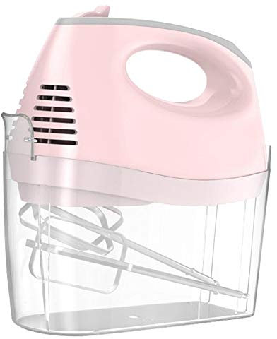 WHOJA Compact Hand Mixer Electric Household Electric Egg Beaters 5 Speed Stand Mixer with 2 Extra Wide Stainless Steel Smooth Kitchen Homemade Cake Muffins Beater Storage Cream Milk Frother