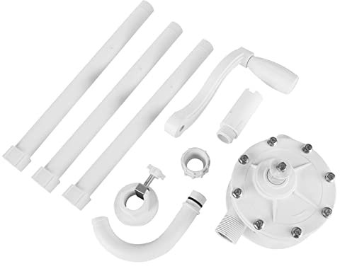 YWBL-WH Handkurbel Chemiepumpe - Tragbare Flüssigkeitstransferpumpe für Chemische Lösungen, effiziente Pumpen für Flüssigkeiten, tragbar und robust, ideal für Labor und Industrie