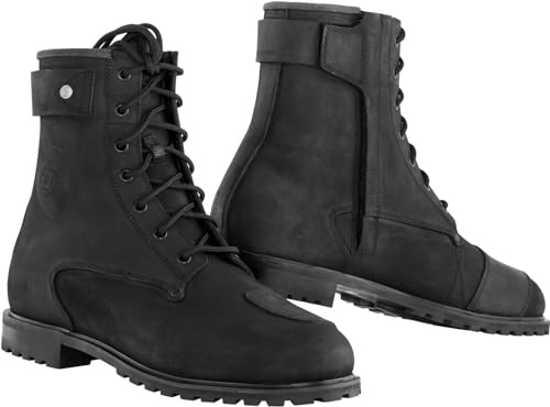 Bogotto Nashville WR 2.0 wasserdichte Motorrad Stiefel, schwarz, 40