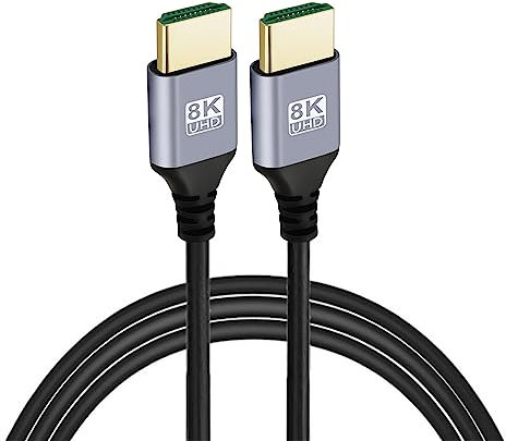 NFHK Cavo HDMI 2.1 Ultra Sottile HDTV 8K 4K Hyper Super Flessibile Sottile Cavo Ad Alta Velocità Tipo A Maschio a Maschio per Computer HDTV 50CM