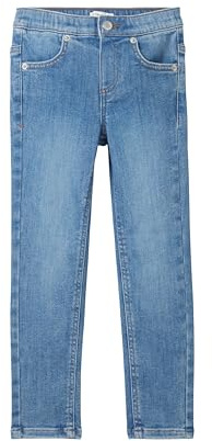 TOM TAILOR Mädchen Kinder Basic Treggings Skinny Jeans, 10119 - Used Mid Stone Blue Denim, 134