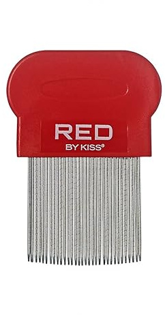 Red by Kiss Metal Lice Comb