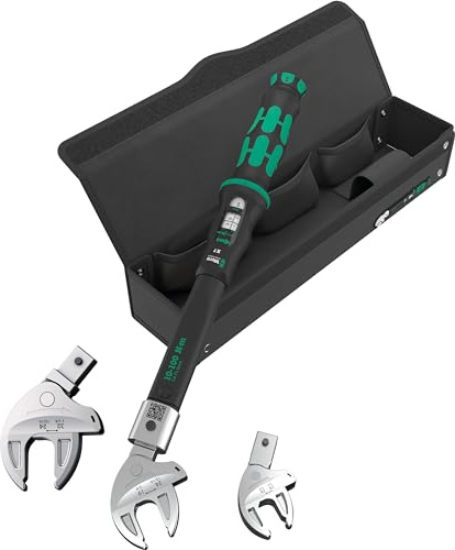 Wera 05136076001 9530 Jeu de clé dynamométrique pour pompes à chaleur/climatiseurs, 4 pièces