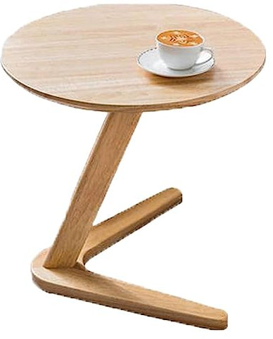 CZAOERXB C-förmiger Beistelltisch für das Wohnzimmer, einfaches Sofa, runder Beistelltisch, Mini-Eck-Couchtisch, Couch, Snack-TV-Tabletttisch für das Sofa in kleinen Wohnungen