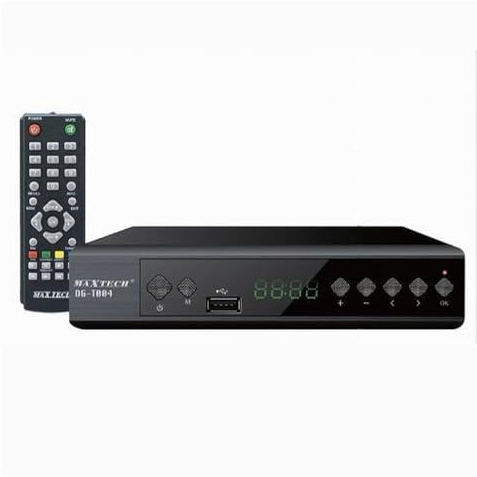 Trade Shop - Récepteur numérique terrestre H.265 Dvb-t2 Hevc 10bit Lan Scart Hdmi Usb Dg-t004 -