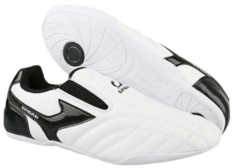 Viaoragiosa Scarpe da Taekwondo,Scarpe da Kung Fu per Taekwondo,Scarpe per Arti Marziali da Uomo E da Donna,Traspirante,Antiscivolo,Comodo,Adatto per Taekwondo,Boxe,Karate,Kung Fu E Taichi