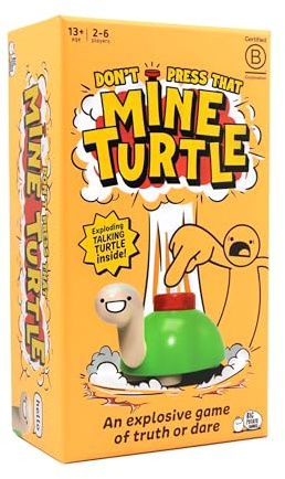Big Potato Mine Turtle: an Explosive Game of Truth Or Dare, Featuring Over 100 Silly Mission Cards, Perfect Board Game for Teenagers, Families and Adults, Great for Game Night