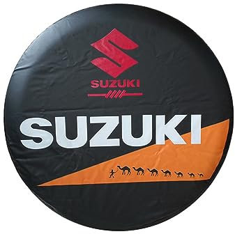 SJSHOPS Reifenschutzhülle für Suzuki Livio 2015-2018,wasserdichte Reserveradabdeckung,Langlebige Schutzhülle für Reserverad,Auto Zubehör Radabdeckung,14