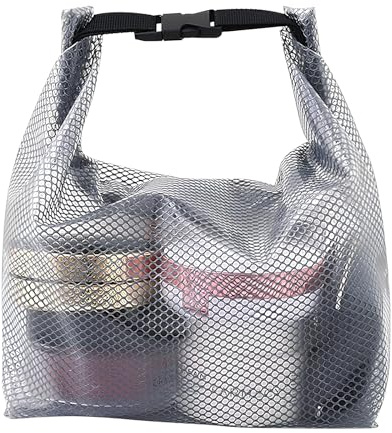 Riceel Kosmetiktasche, Wasserdicht Durchsichtig,Trocken- und Nasstrennung | tragbare wasserdichte Kulturtasche,Duschbeutel für Damen und Herren,Geeignet für Camping Schwimmen