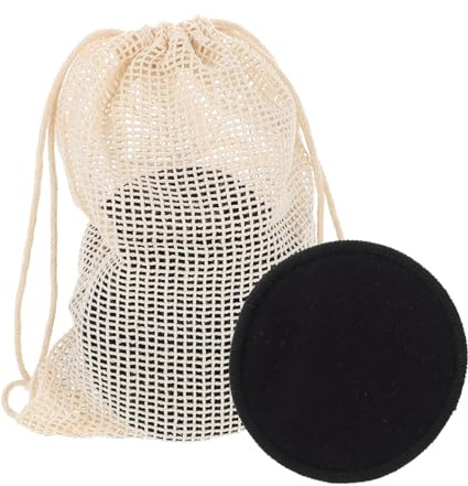 OATIPHO 16 Stück Gesichtsreinigungspads aus Bambusfaser Waschbare Make Up Entferner Pads für Sanfte Gesichtsreinigung und Wiederverwendbare Anwendung zu Hause