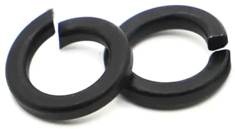 Graiting Rondelles élastiques Fendues en Acier Noir de Grade 8.8, 5 à 100 pièces, M2-M24(10pcs M10)