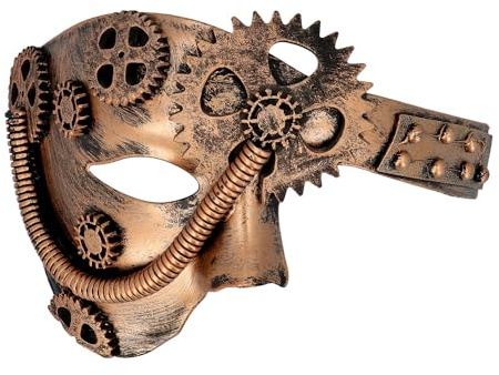 Boland - Steampunk Maske Operapunk | Gesichtsmaske für Retro Kostüm, Karneval, Cosplay und Mottoparty