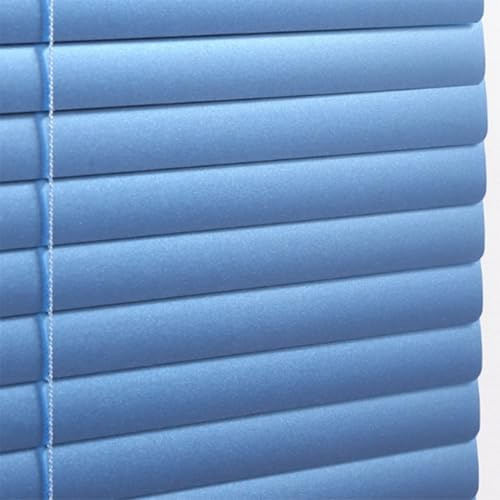Mattiert Blau Aluminium Jalousie Verdunkelungsrollo Fensterrollo Rollo Seitenzugrollo Plissee Schalusie Fenster Jalousien Sonnenschutzrollos Für Haus/küche/büro,Individuell Gestaltbar (65×120cm)