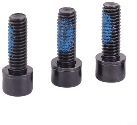 Rehoetom 4 PCS M6 x 18mm Black Brake Caliper Mount Adapter Fixing Screws for Disc Brakes, High-Carbon Steel For Bike Brake Hardware