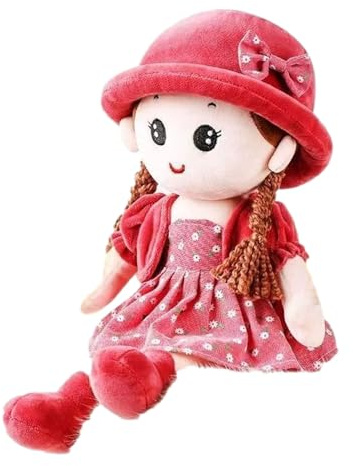 Generico Doll - Peluche Principessa delle Fiabe da 35 cm, Bambola di Stoffa Carina, Bambola Giocattolo da Vestire per Giochi di Ruolo Creativi | Peluche per ragazze, compagni di giochi, reg