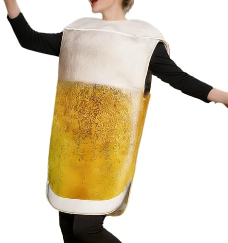 Beer Costume Men - Realistic Soft Foam Suits - Stein Costume Cosplay Clothes,for Men Women Cosplayer Carnivals Stage Bar Holiday Party Events Photoshoot