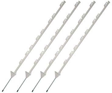 Fortis Electric Polyposts | 5ft | 10 Pack | Plastic Temporary Fencing