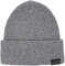 Calvin Klein Leather Patch Docker Beanie Ghost Grey