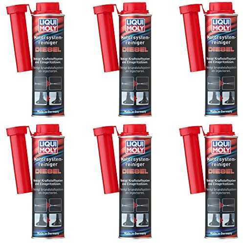 Liqui Moly 6X Motor System Reiniger Diesel 300ml | entfernt Ablagerungen & gewährleistet geringeren Kraftstoffverbrauch | Kraftstoff Additiv für Diesel-Motoren I 6X 300ml
