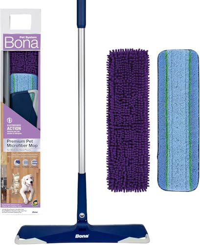 Bona® Pet System Balai en Microfibre de qualité supérieure pour sols Multi-Surfaces