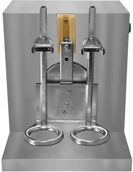 Coctelera Automática de Té de Burbujas Comercial Doble Taza Máquina Eléctrica Leche Boba Té Boba Mezclador de Bebidas de Acero Inoxidable 350-700ml Temporizador 6-120 Segundos 400RPM Bubble Tea Shaker