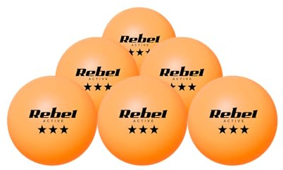 Rebel Tischtennisball Set *** 6 Stück Material ABS RBA-4009