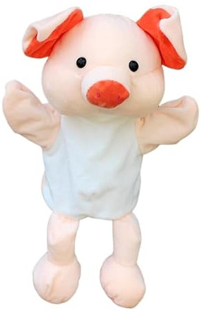 Handpuppen Safari Tierpuppen Handpuppe für Kinder Plüschtier realistische Puppe Rollenspiel süßes Puppentheater für Kinder